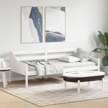 Slaapbank Zonder Matras Massief Grenenhout 80 x 200 cm Wit