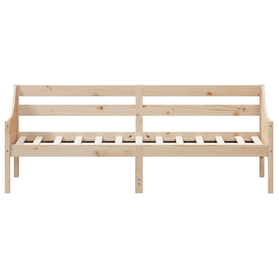 Slaapbank 90x200 cm massief grenenhout 90 x 200 cm Naturel