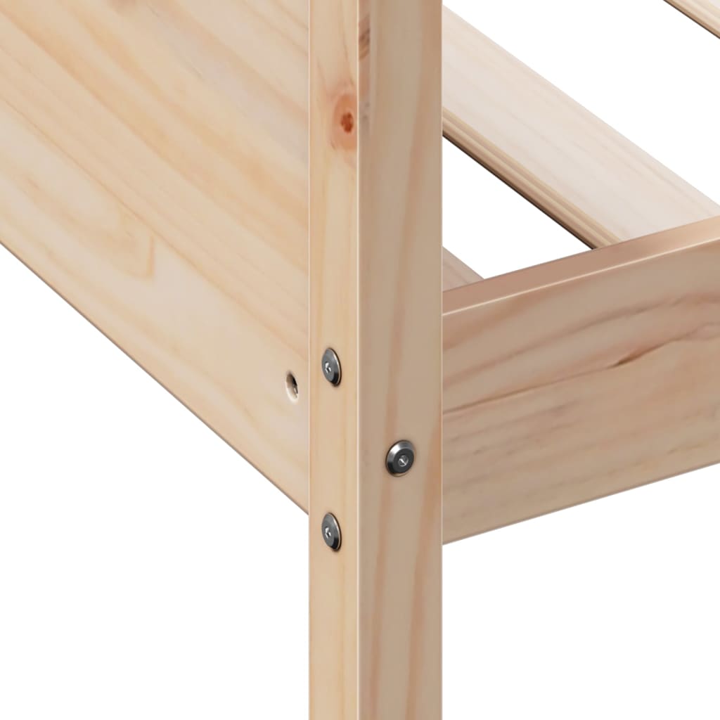 Slaapbank 90x190 cm massief grenenhout