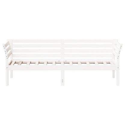 Slaapbank Massief Grenenhout Wit 80 x 200 cm
