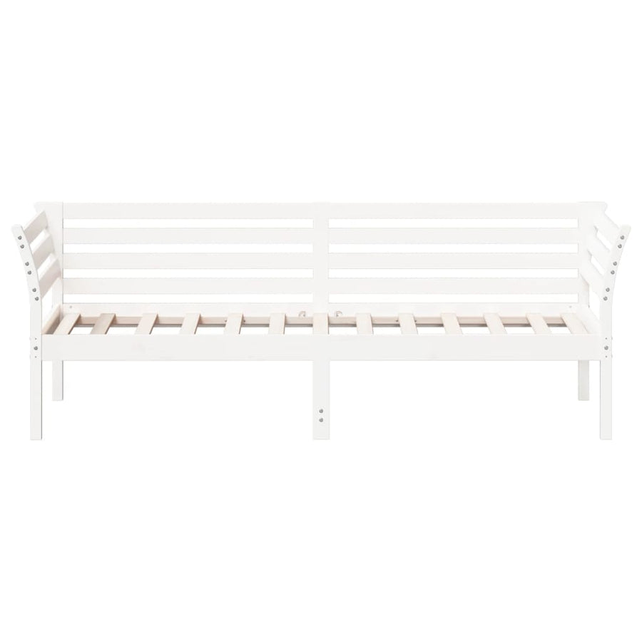 Slaapbank Massief Grenenhout Wit 80 x 200 cm