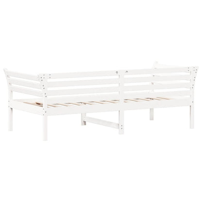 Slaapbank Massief Grenenhout Wit 80 x 200 cm