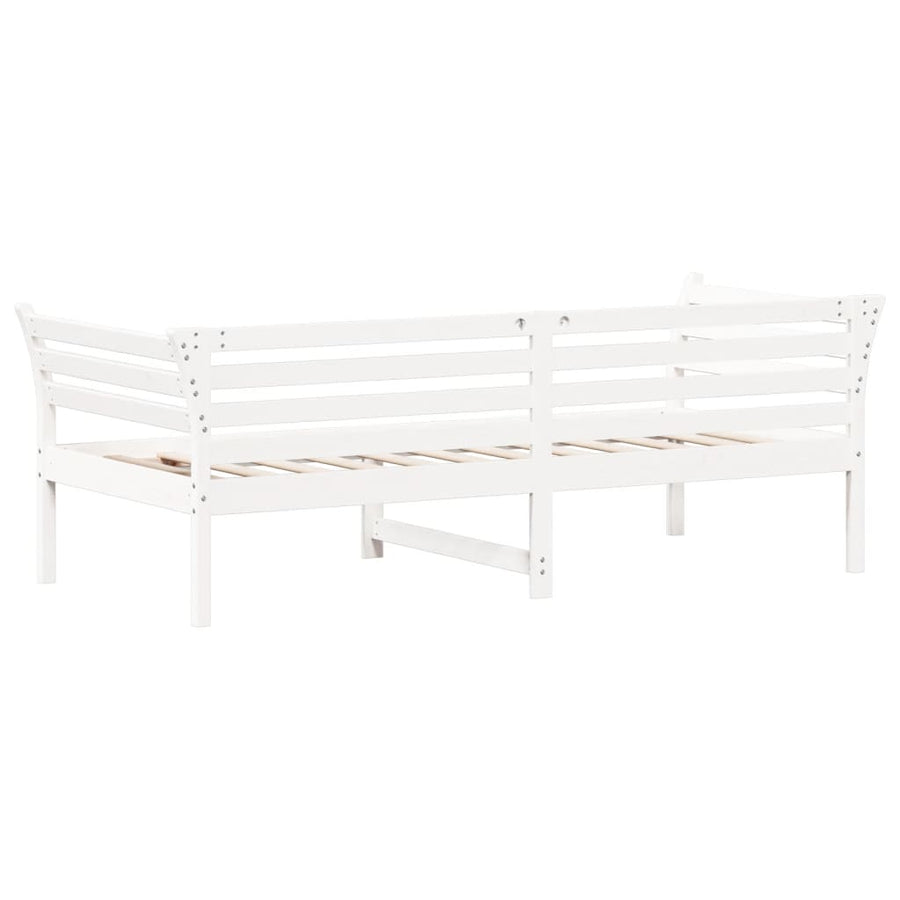Slaapbank Massief Grenenhout Wit 80 x 200 cm