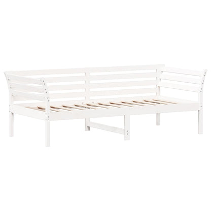 Slaapbank 90x200 cm massief grenenhout wit 90 x 200 cm Wit