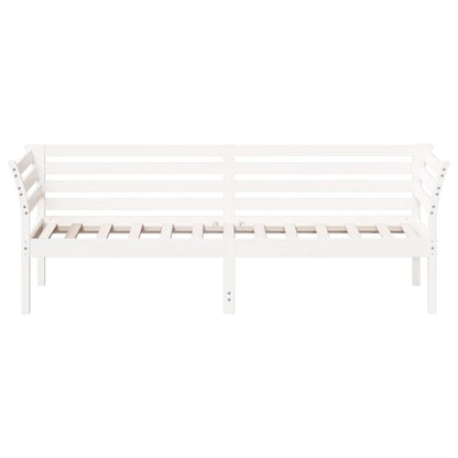 Slaapbank 100x200 cm massief grenenhout wit 100 x 200 cm Wit