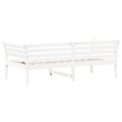 Slaapbank 100x200 cm massief grenenhout wit 100 x 200 cm Wit