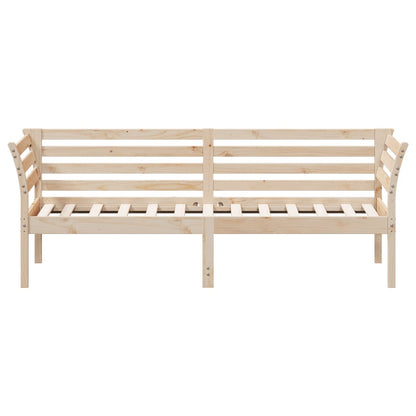 Slaapbank 90x190 cm massief grenenhout 90 x 190 cm Naturel