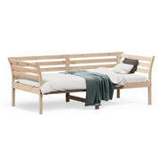 Slaapbank massief grenenhout 90x190 cm