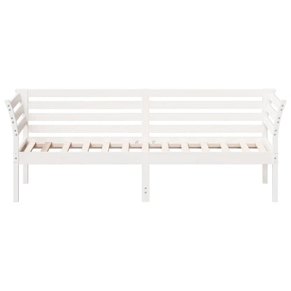 Slaapbank Massief Grenenhout Wit 90 x 190 cm