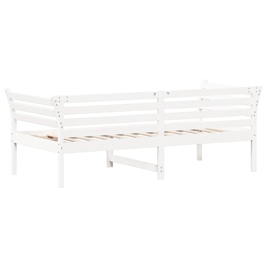 Slaapbank Massief Grenenhout Wit 90 x 190 cm