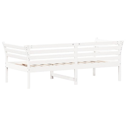 Slaapbank Massief Grenenhout Wit 90 x 190 cm