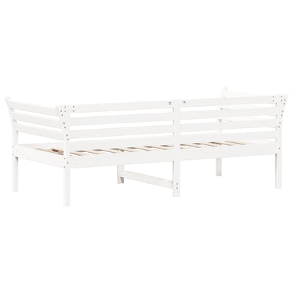 Slaapbank 75x190 cm massief grenenhout wit 75 x 190 cm Wit