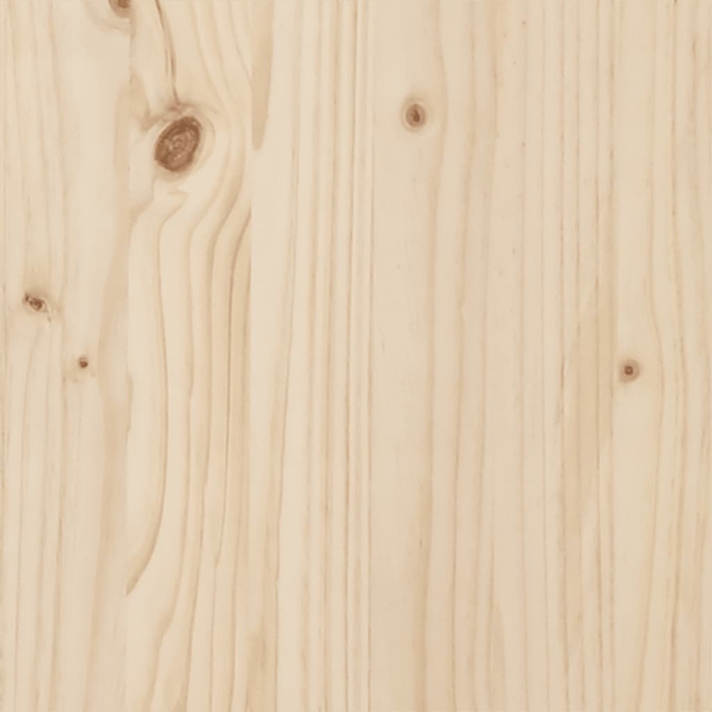 Bedframe met hoofdbord massief grenenhout 180x200 cm