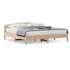 Bedframe massief grenenhout 200x200 cm