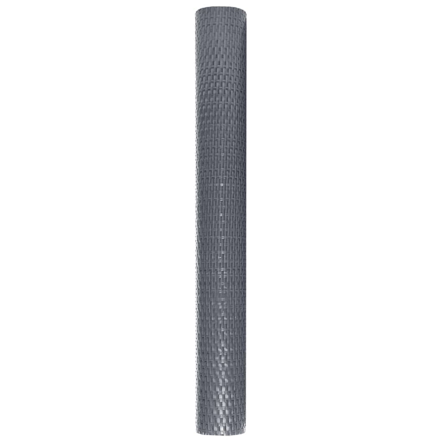 Balkonscherm 300x80 cm poly rattan antracietkleurig