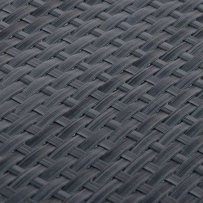 Balkonscherm Poly Rattan Kleurig 300 x 90 cm
