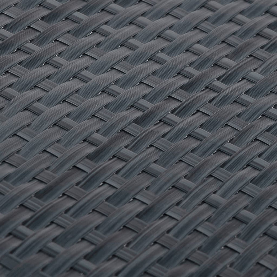 Balkonscherm Poly Rattan Kleurig 500 x 80 cm