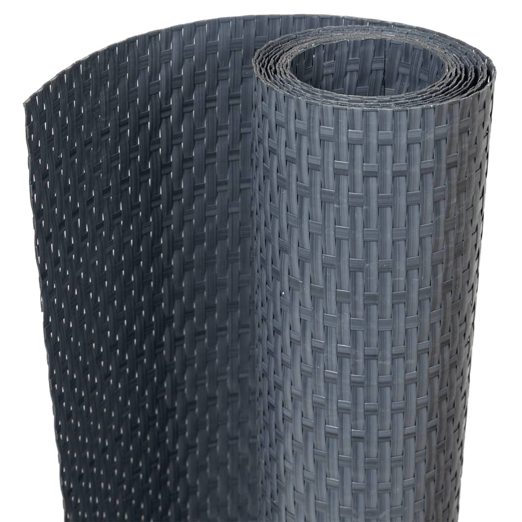 Balkonscherm Poly Rattan Kleurig 500 x 90 cm