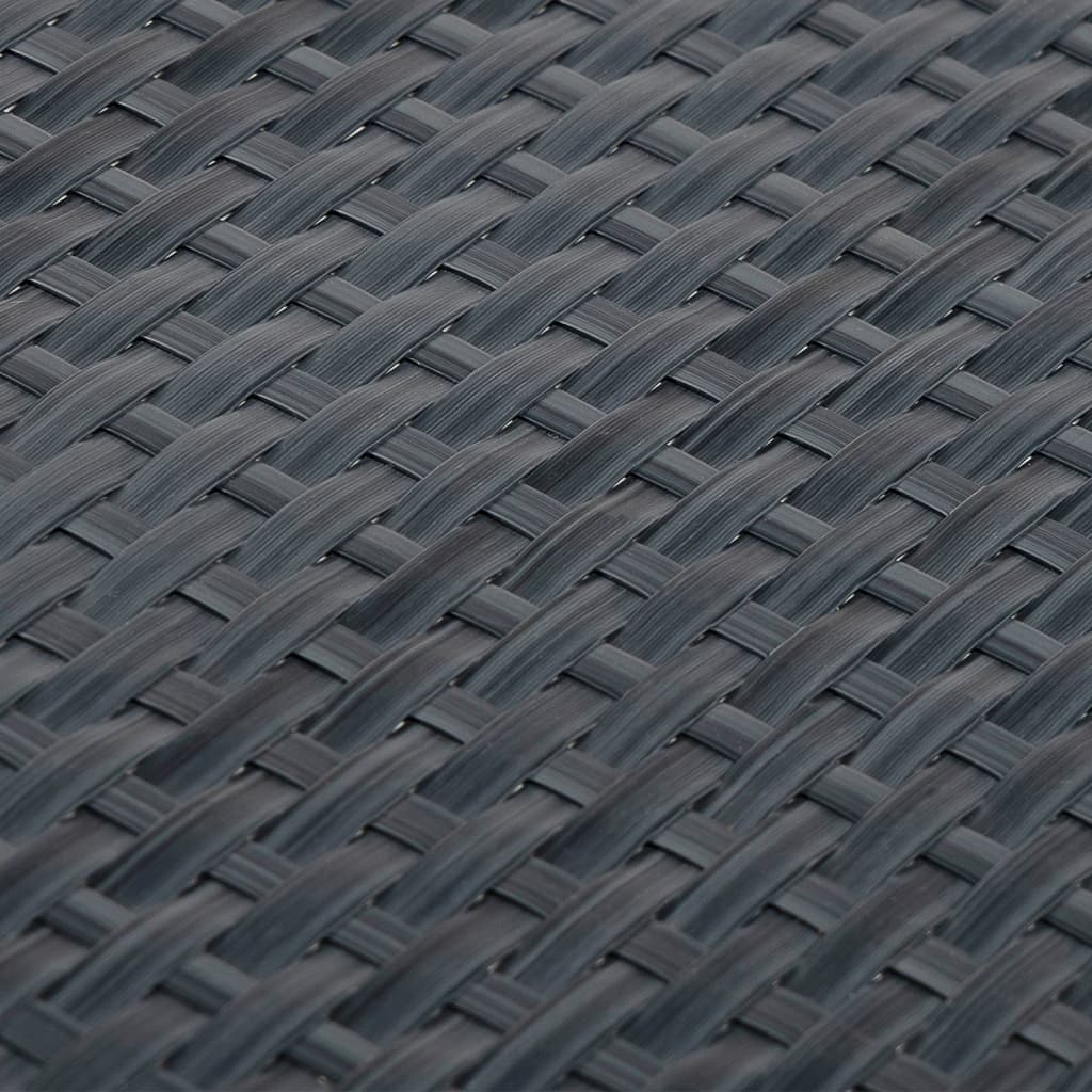 Balkonscherm Poly Rattan Kleurig 500 x 90 cm
