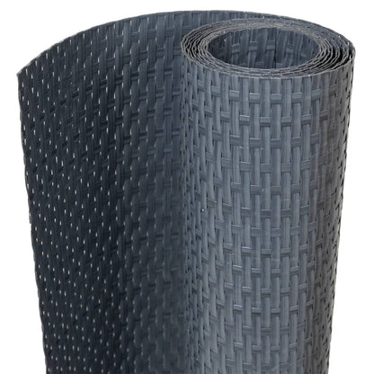 Balkonscherm Poly Rattan Kleurig 500 x 100 cm