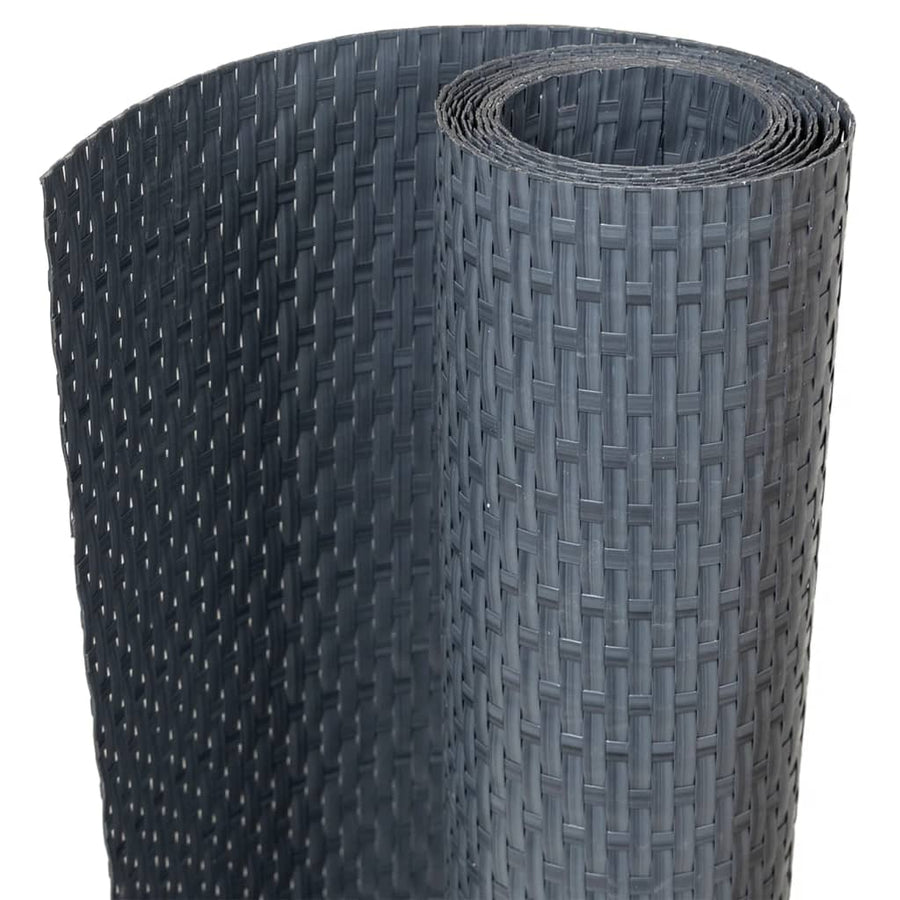 Balkonscherm Poly Rattan Kleurig 600 x 90 cm