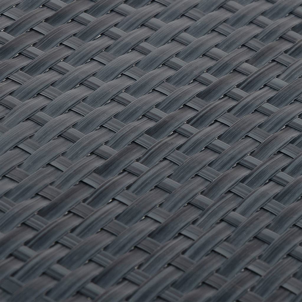 Balkonscherm Poly Rattan Kleurig 1000 x 80 cm