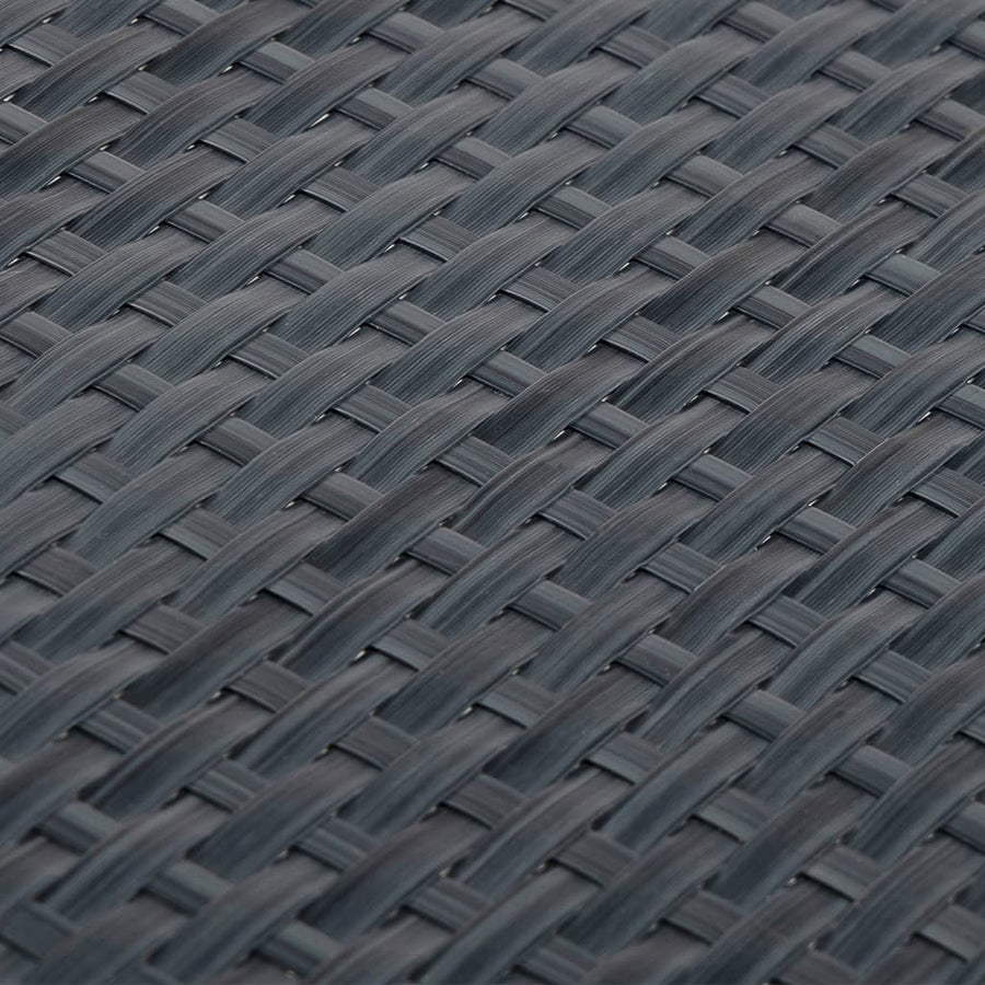 Balkonscherm Poly Rattan Kleurig 1000 x 80 cm