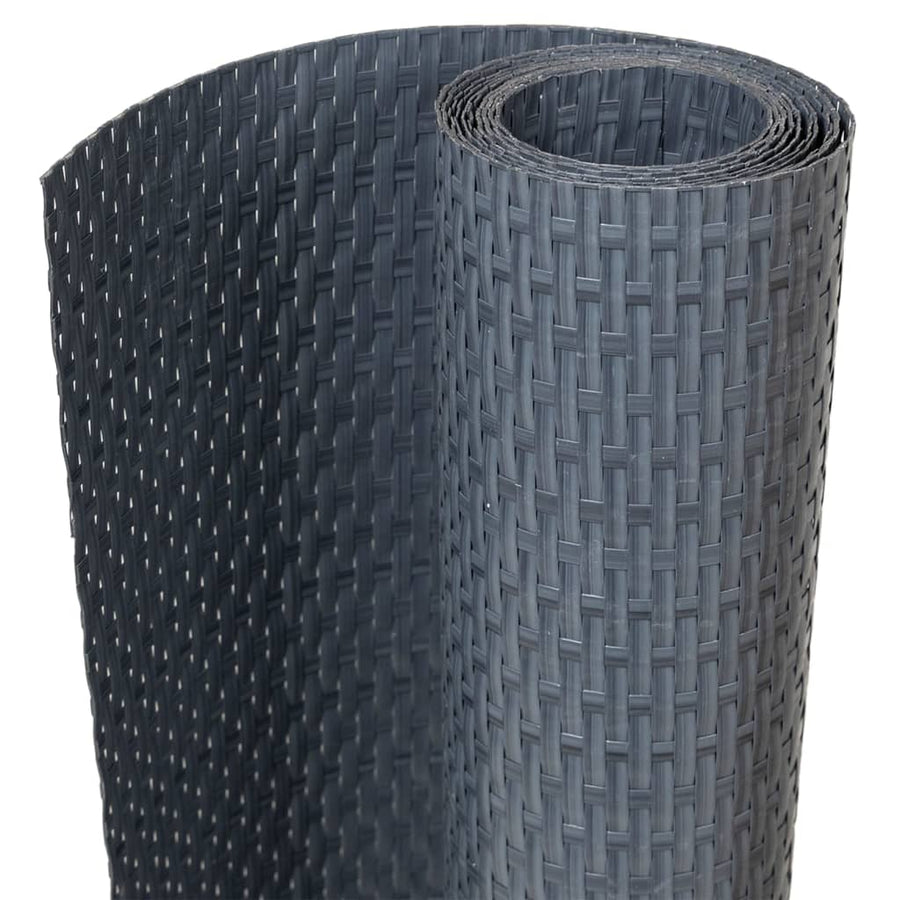 Balkonscherm Poly Rattan Kleurig 1000 x 90 cm