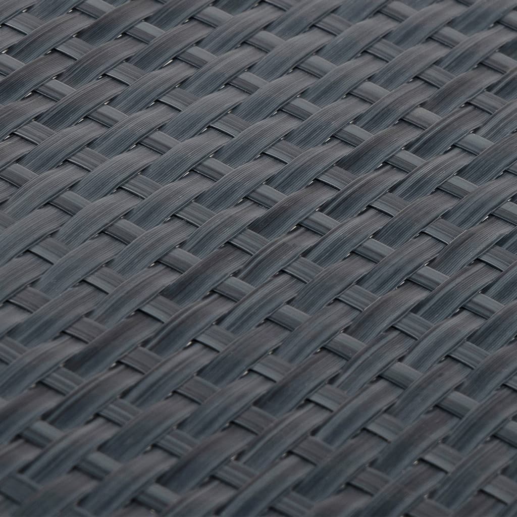 Balkonscherm Poly Rattan Kleurig 1000 x 90 cm
