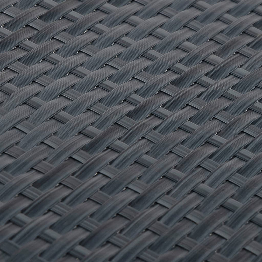 Balkonscherm Poly Rattan Kleurig 1000 x 90 cm