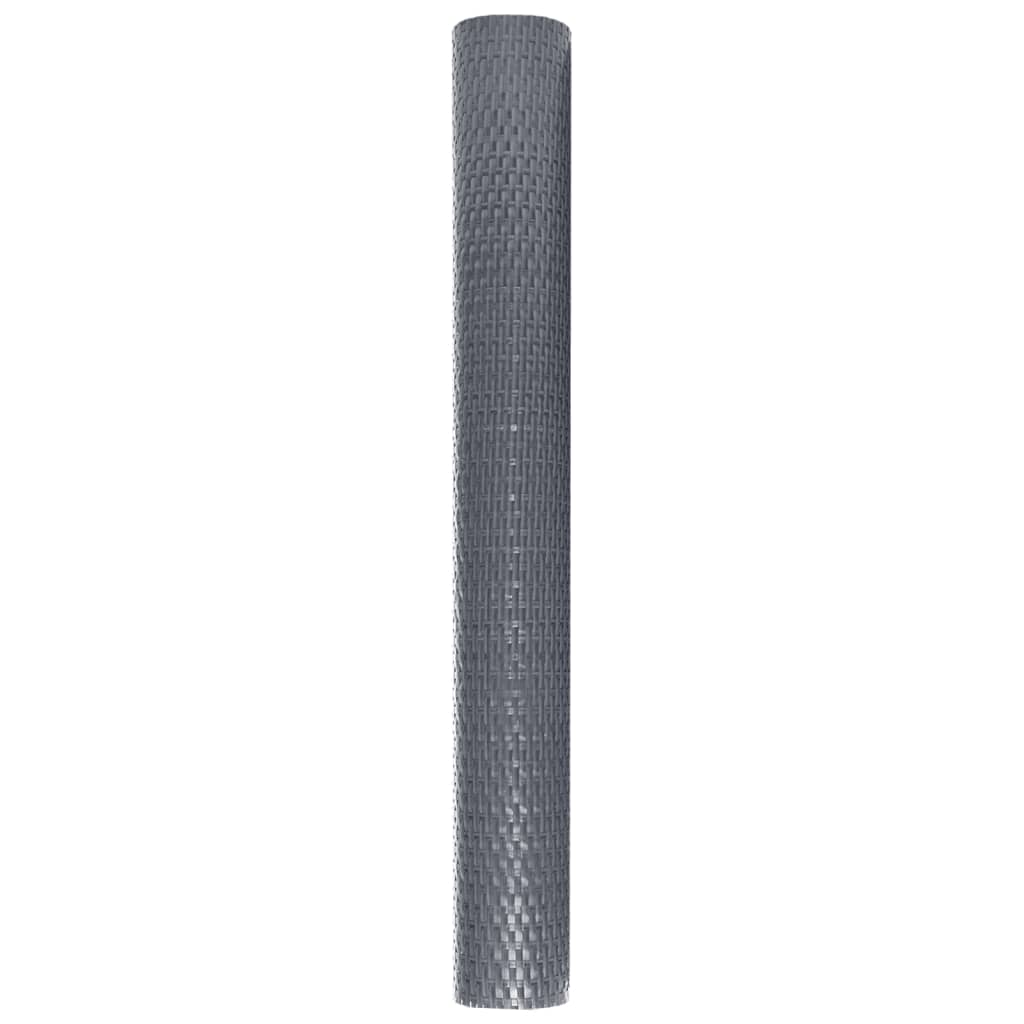 Balkonscherm 1000x100 cm poly rattan antracietkleurig