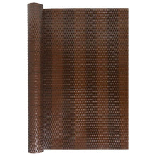 Balkonscherm 300x100 cm poly rattan bruin en zwart