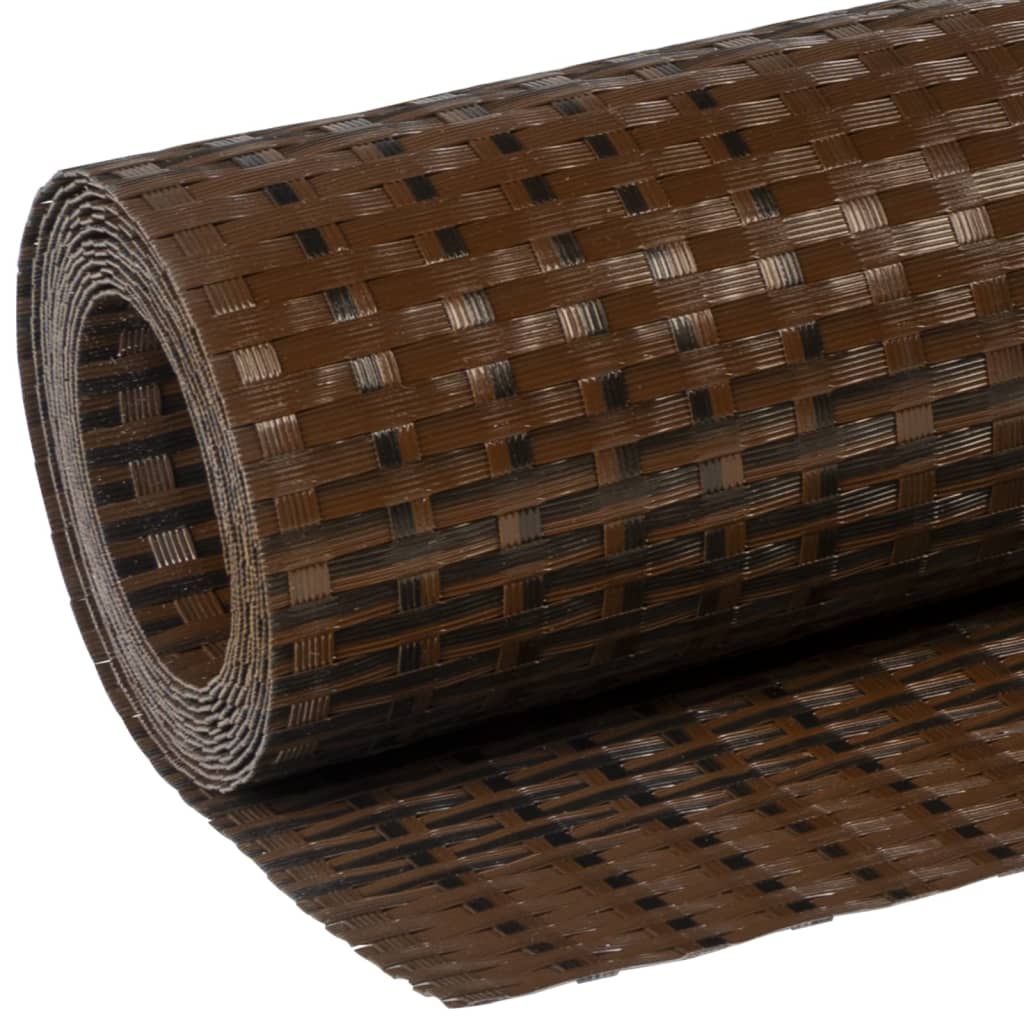 Balkonscherm Poly Rattan 600 x 80 cm