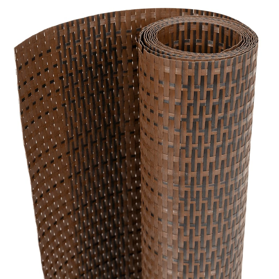 Balkonscherm Poly Rattan 1000 x 80 cm