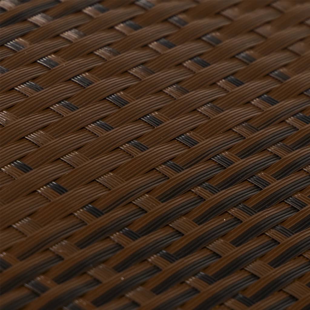Balkonscherm Poly Rattan 1000 x 80 cm