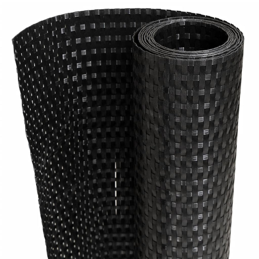Balkonscherm Poly Rattan 500 x 90 cm