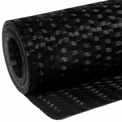 Balkonscherm Poly Rattan 500 x 100 cm