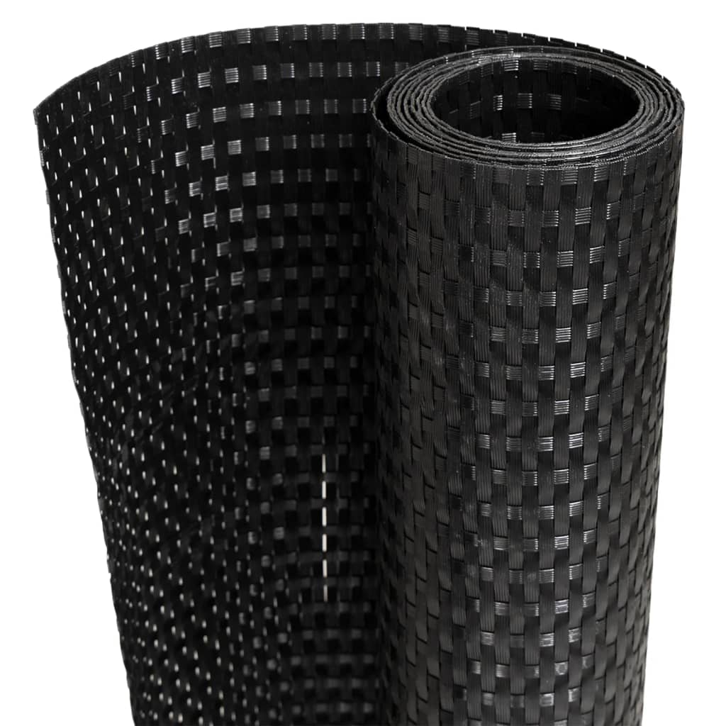 Balkonscherm Poly Rattan 600 x 90 cm
