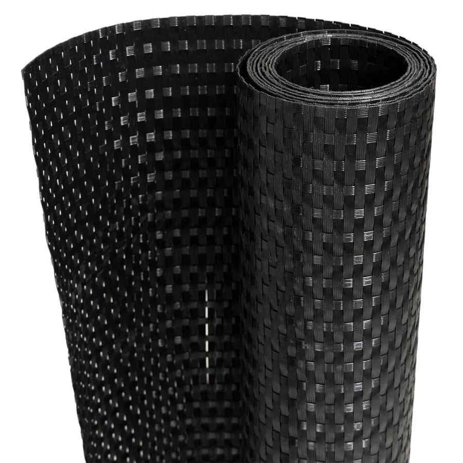 Balkonscherm Poly Rattan 600 x 90 cm