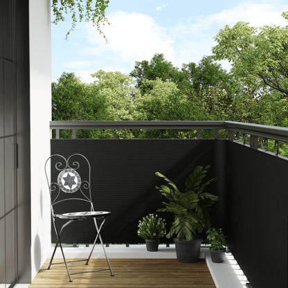 Balkonscherm Poly Rattan 600 x 90 cm