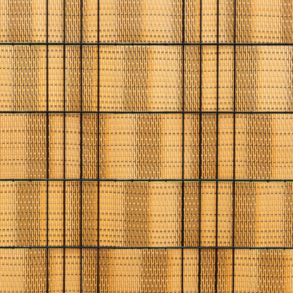 Balkonschermen 10 st 255x19 cm poly rattan lichtbruin