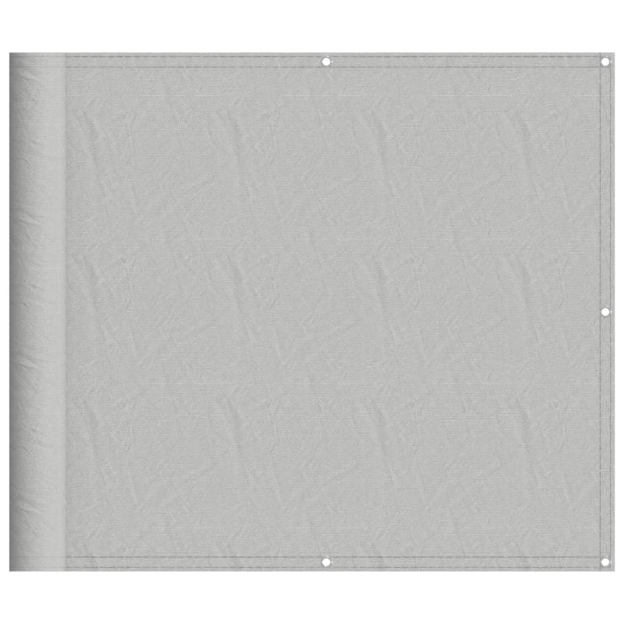 Balkonscherm 90x300 cm 100% oxford polyester lichtgrijs