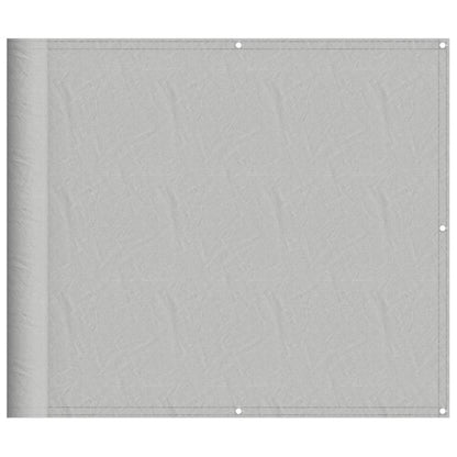 Balkonscherm 90x800 cm 100% oxford polyester lichtgrijs