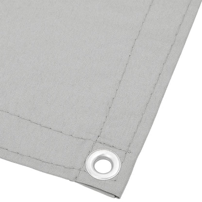 Balkonscherm 90x800 cm 100% oxford polyester lichtgrijs