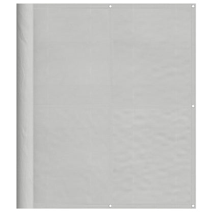 Balkonscherm 120x400 cm 100% oxford polyester lichtgrijs