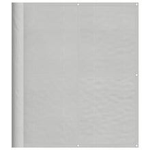 Balkonscherm 120x500 cm 100% oxford polyester lichtgrijs