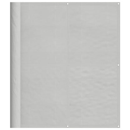 Balkonscherm 120x500 cm 100% oxford polyester lichtgrijs