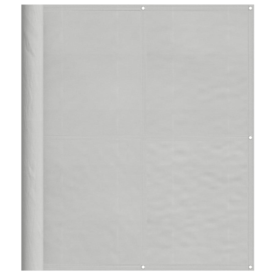 Balkonscherm 120x500 cm 100% oxford polyester lichtgrijs