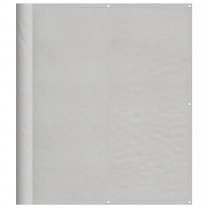 Balkonscherm 120x600 cm 100% oxford polyester lichtgrijs