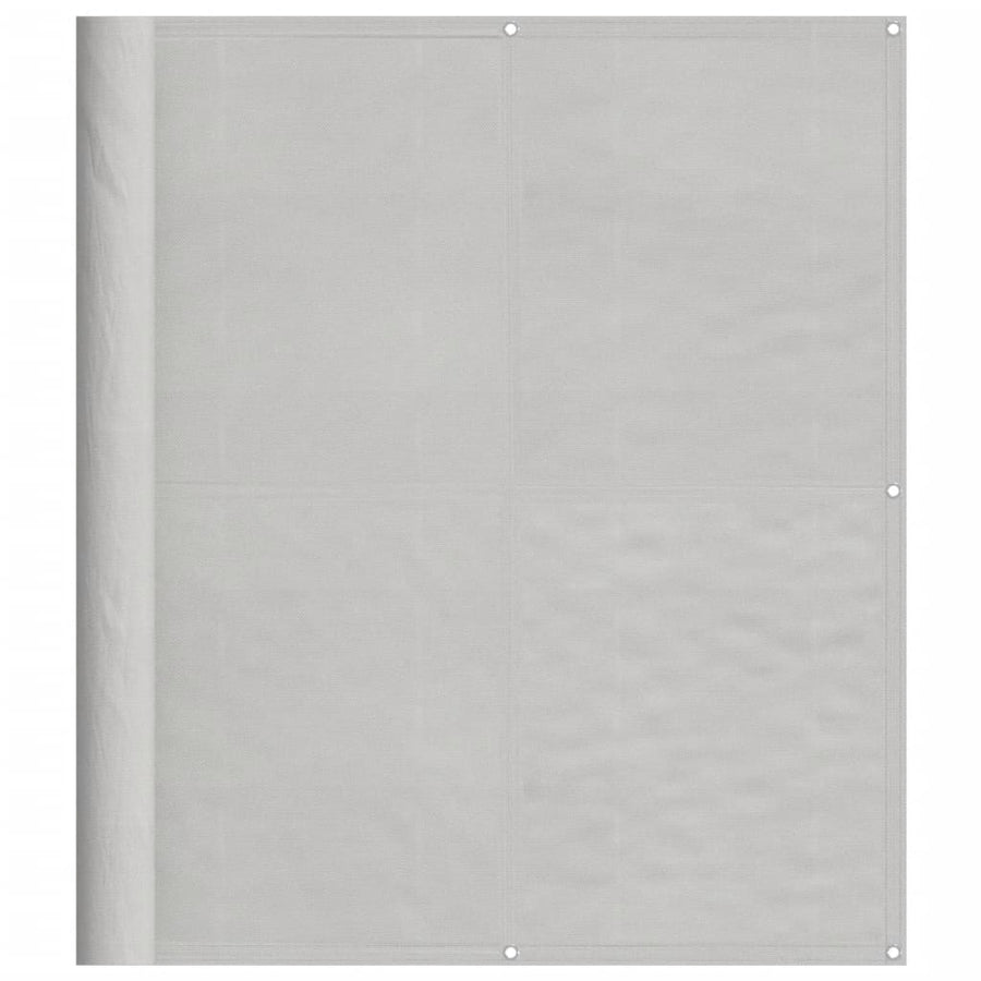 Balkonscherm 120x600 cm 100% oxford polyester lichtgrijs